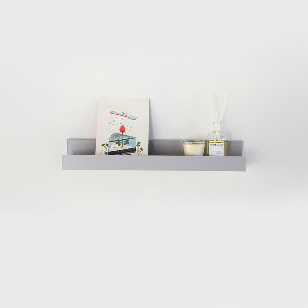 TUNEL 벽선반 55x9x9 550x90x90mm, 1단, 그레이 7894.4905 이미지 8