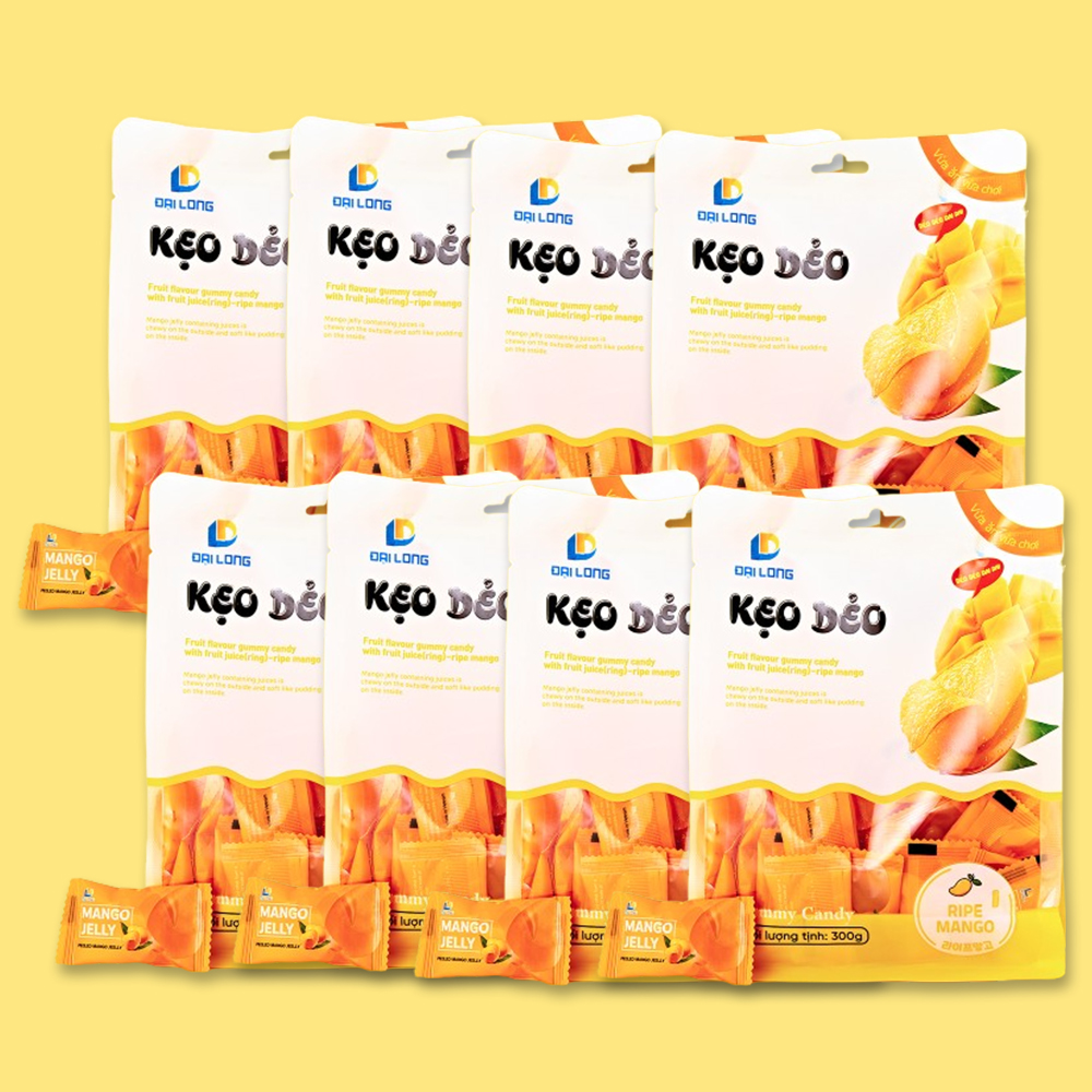 베트남 다이롱 케오데오 젤리 라이프망고, 300g, 8개 - 메인 이미지