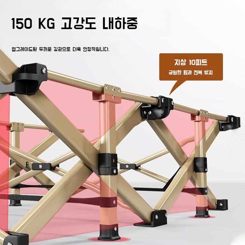 Pelliot 초경량 접이식 침대 낮잠 침대 - 상세 이미지 2