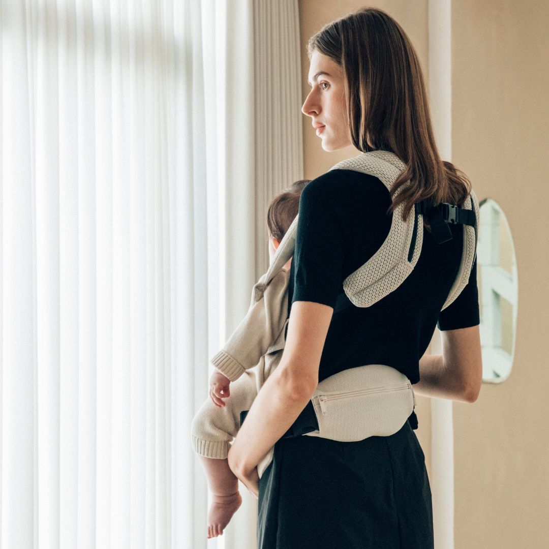 메리튠 더블케어 3D 매쉬 신생아 올인원 아기띠