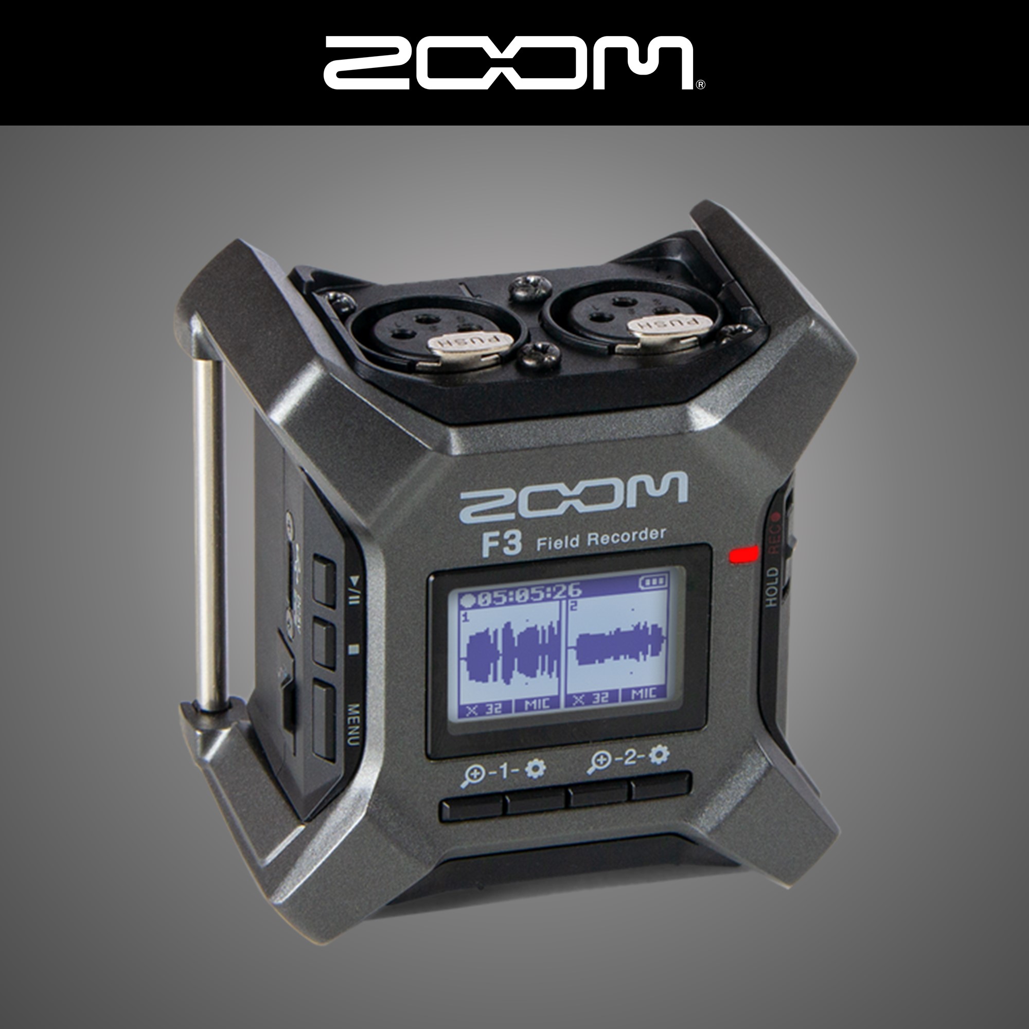 ZOOM F3 포터블 2채널 필드레코더 전용케이스+샌디스크64GB 메모리 - 상세 이미지 4