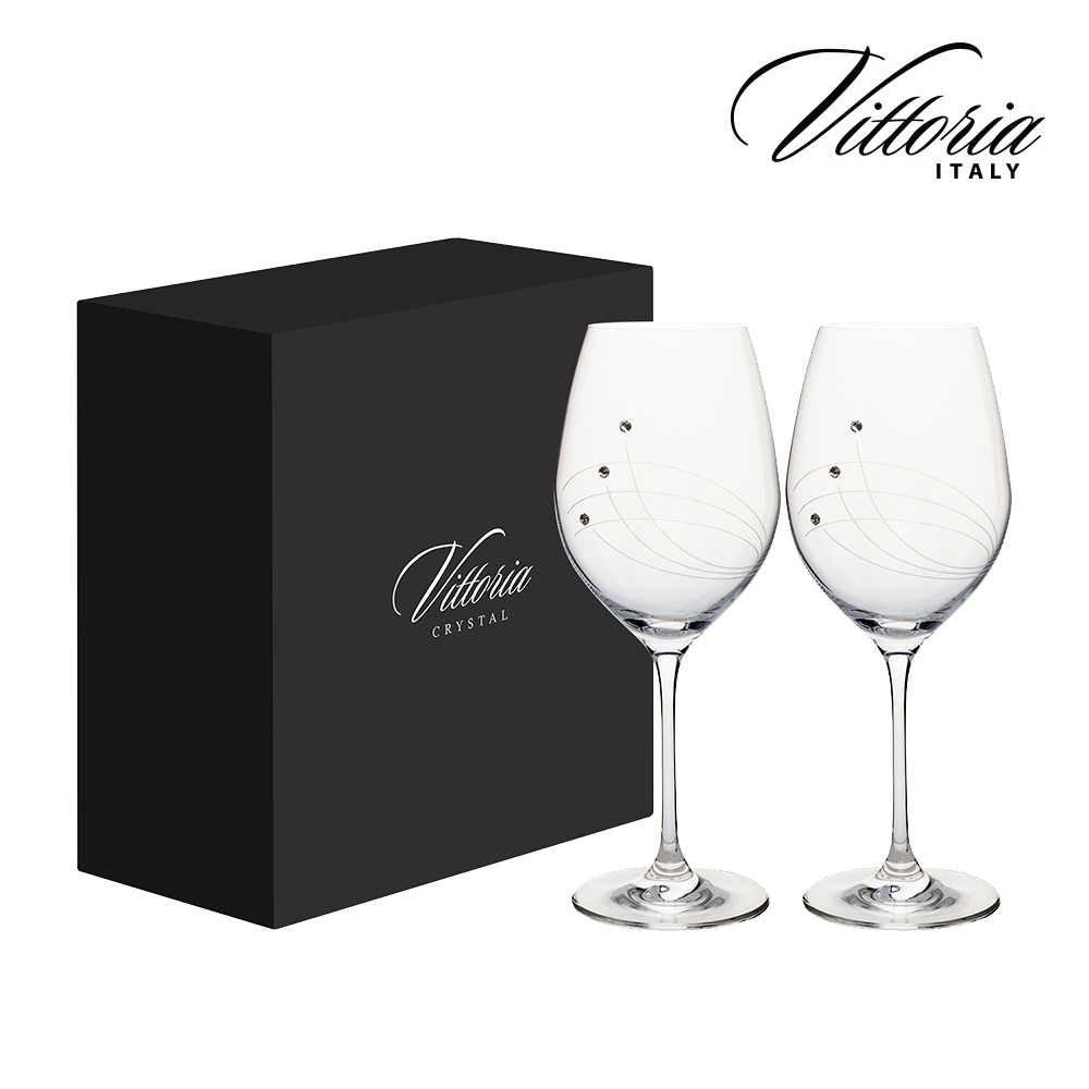 비토리아 크리스탈 와인잔 선물 / 실루엣 레드와인 470ml 2P - 상품 이미지