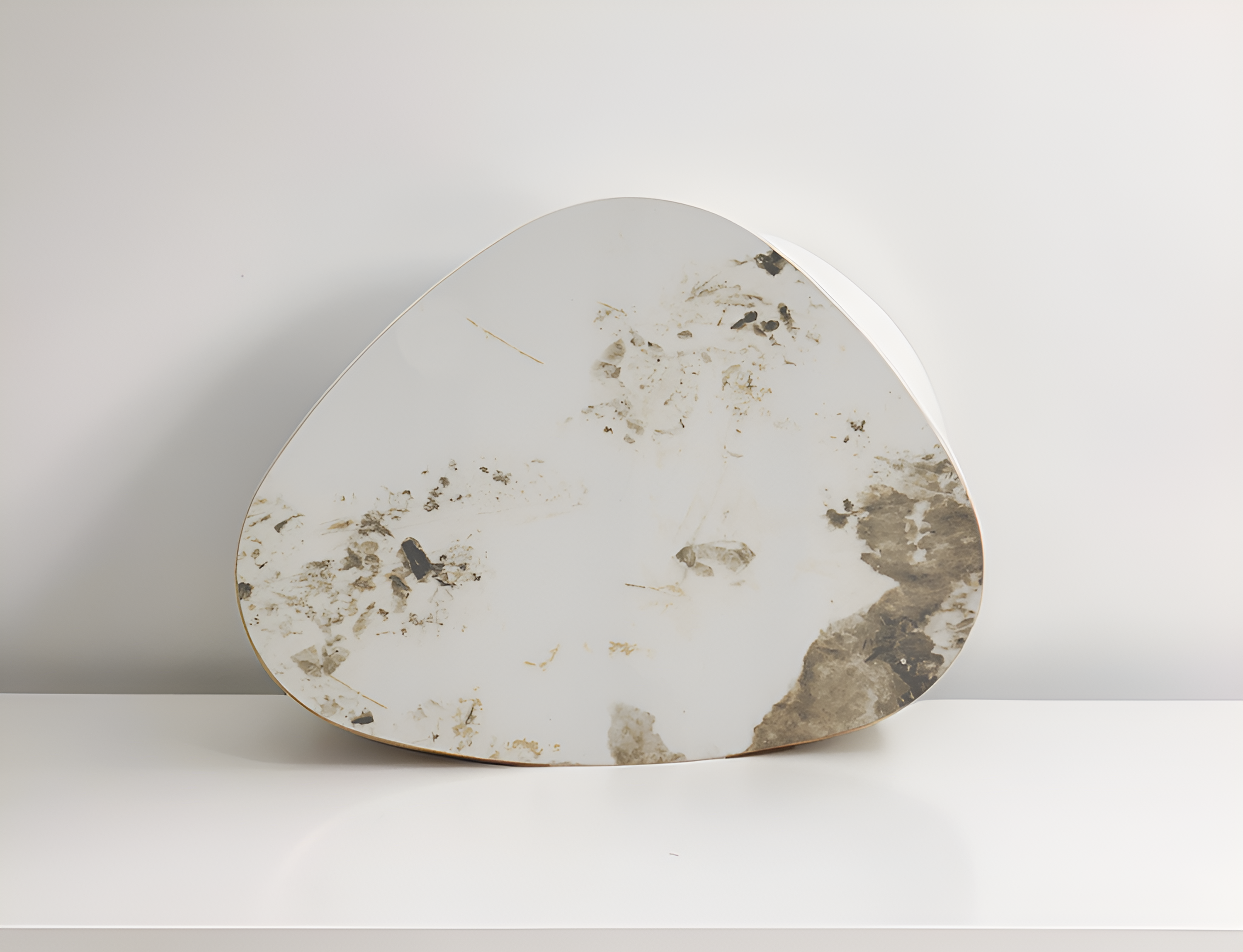 칸 비정형테이블 세라믹소파테이블 구름 거실