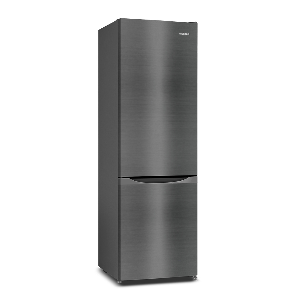 더함 소형 냉장고 원룸 사무실 모텔 신혼 냉장고 상냉장 하냉동 미니 실버 냉장고 262L