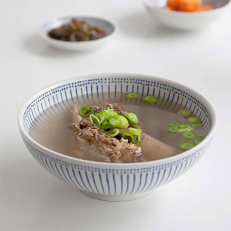 니코트 아오이 비빔기 온면기 탕기 떡국 덮밥그릇 MADE IN JAPAN - 메인 이미지
