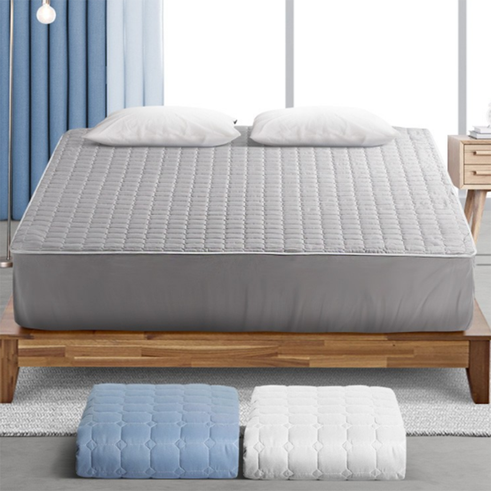 매트리스 방수 커버 K 킹사이즈 누빔 더블 매트 시트 카바 가을 봄 겨울 밴딩 사계절