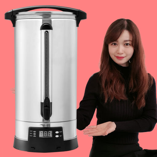라플란 자동 전기물끓이기 LPL-015L 대용량 스텐 업소용 물통 15L - 상품 이미지