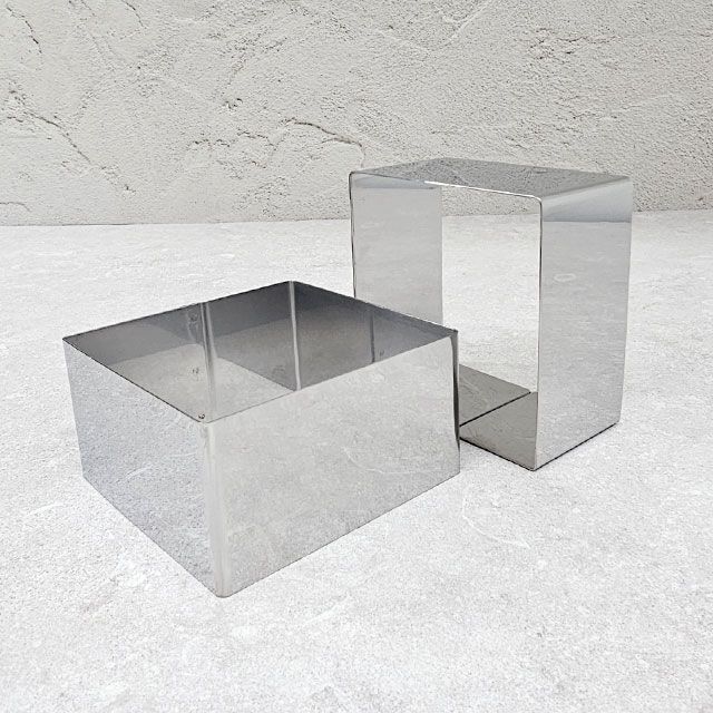 도시락케이크 초미니 사각무스링 사각 무스틀 떡틀 (9cmx9cmx5cm) - 상세 이미지 5