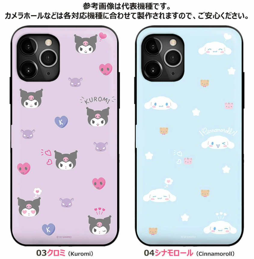 산리오 SANRIO 아이폰 케이스 캐릭터 카드 수납 범퍼 케이스 핸드폰 13 14 15 16 미니 프로 맥스 플러스 - 상세 이미지 3