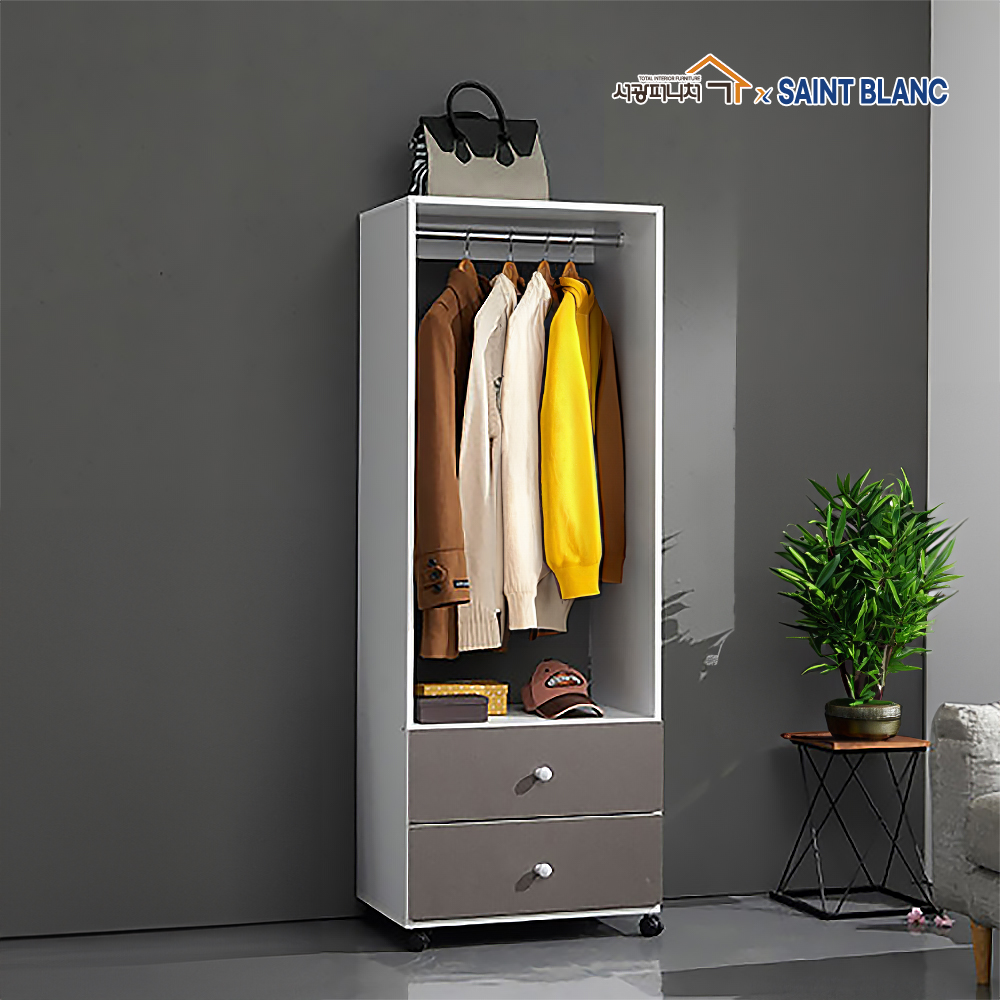 SK323 수납 행거 선반 드레스룸 옷장 원룸 서랍장 600 HI
