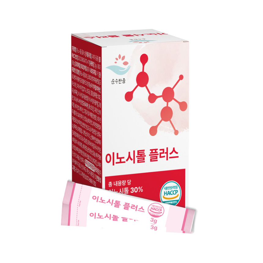 (순수한줌) 프리미엄 이노시톨 플러스 3g x 30포 하루 한포 1개월분 - 상품 이미지