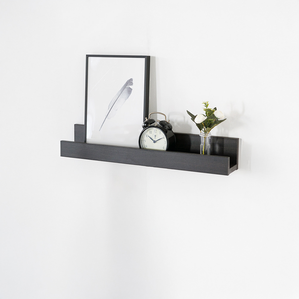 TUNEL 벽선반 55x9x9 550x90x90mm, 1단, 블랙브라운 5767.4001 - 상세 이미지 2