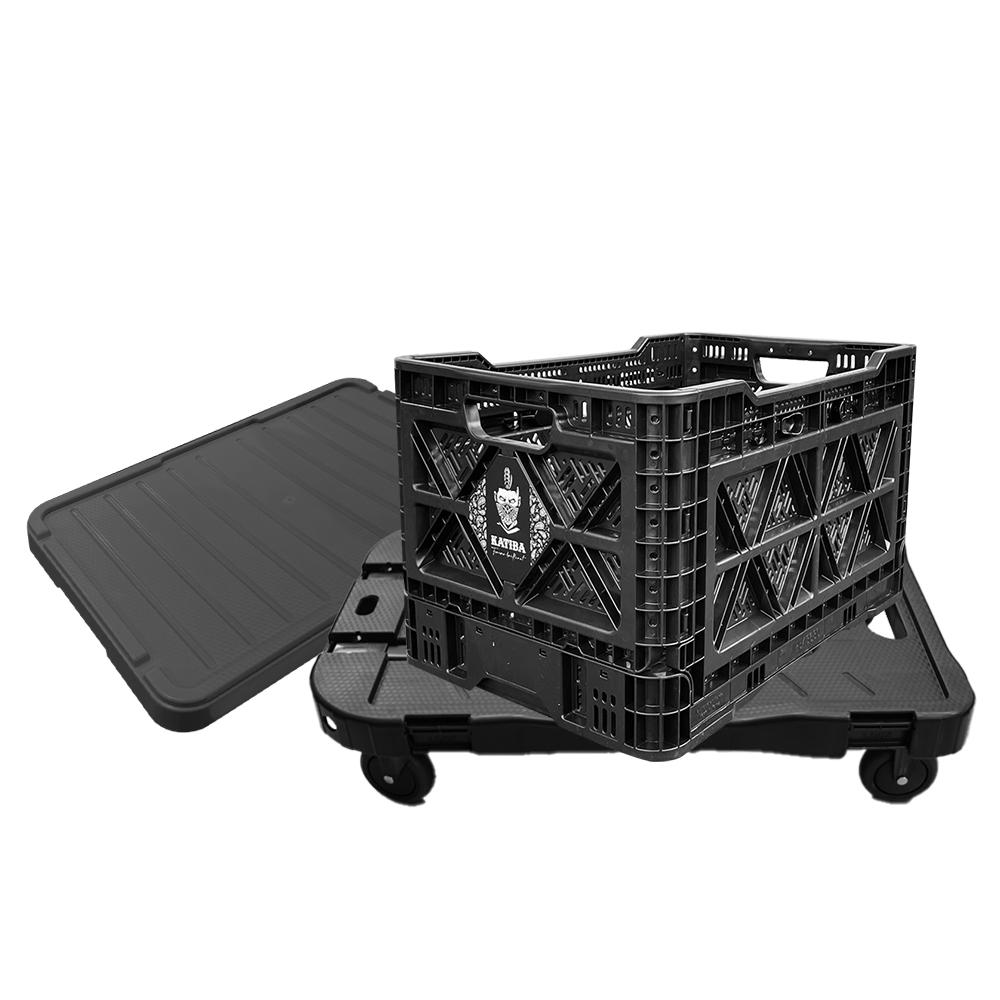 카티바 폴딩박스 세트 48L 폴딩박스 뚜껑 카트 - 상품 이미지