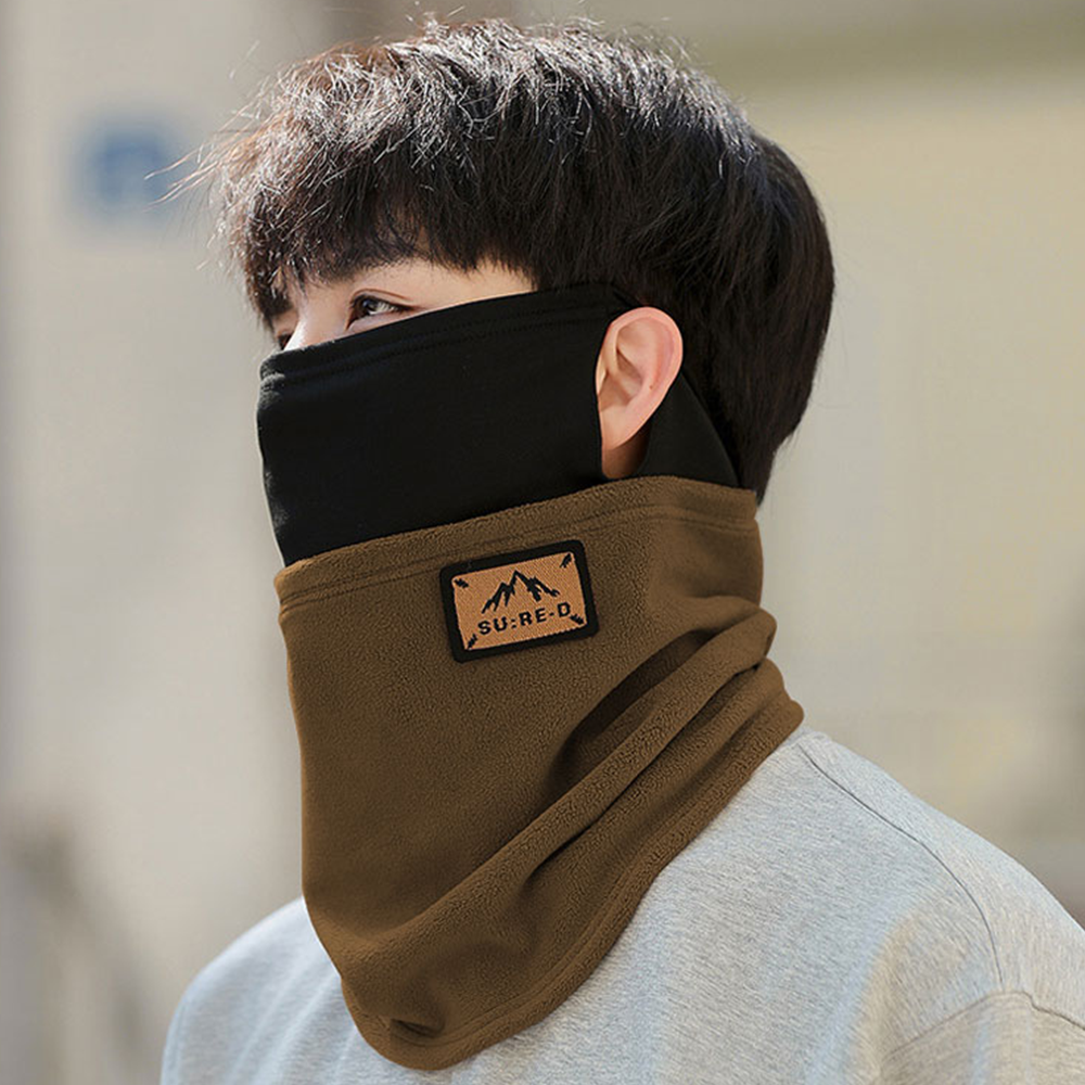 겨울 테니스 운동 기모 마스크 오픈형 이어홀 넥워머 플리스 방한용품 방한 복면 마스크 - 상세 이미지 4