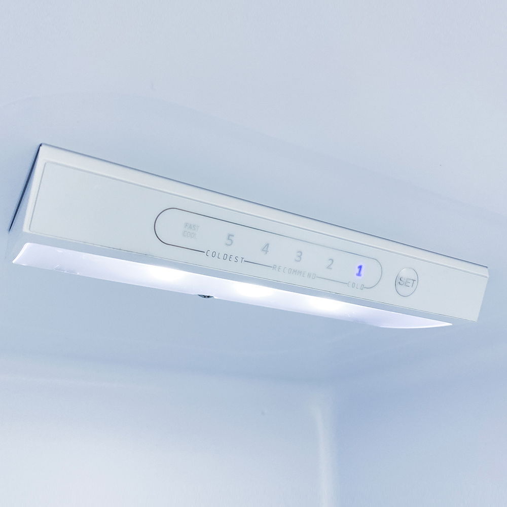 더함 소형 냉장고 원룸 사무실 모텔 신혼 냉장고 상냉장 하냉동 미니 실버 냉장고 205L