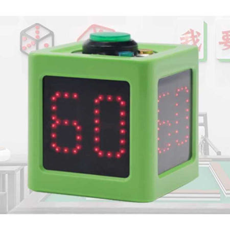 홀덤타이머 경기 스톱워치 게임 포커 마작 딜러 바둑 카운트다운 1. 그린 일반 배터리 모델