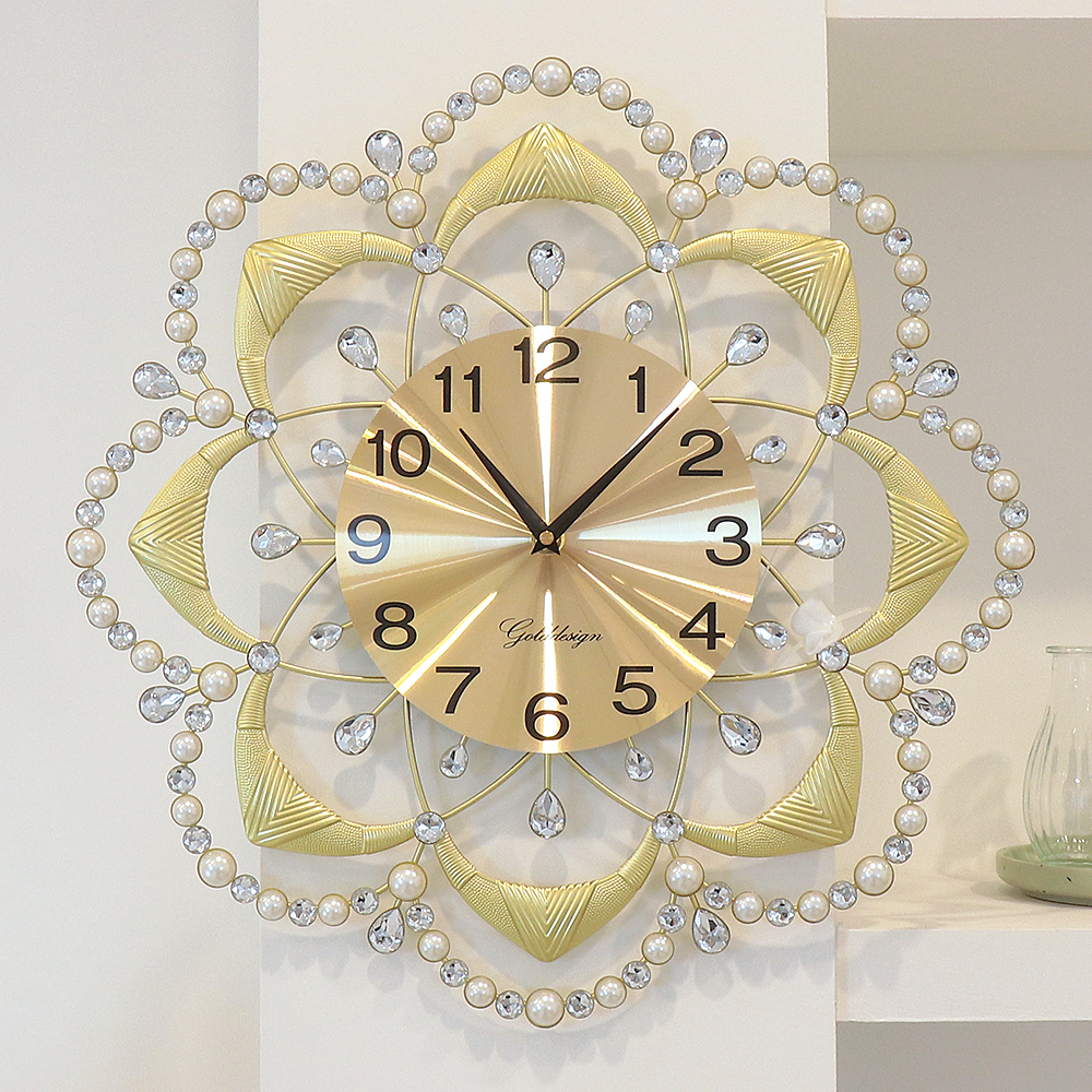 골드 벽시계 무소음 거실 인테리어 감성 벽걸이 시계 G10