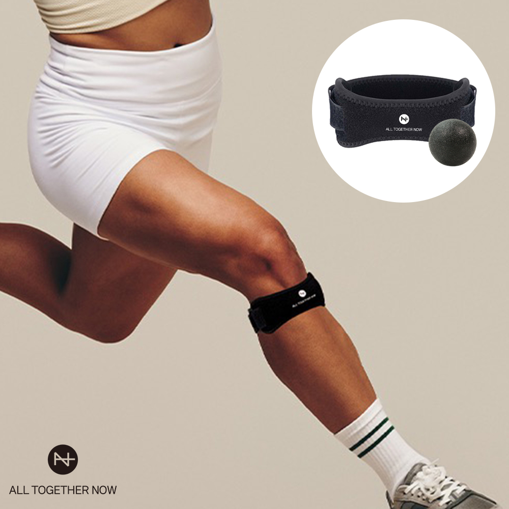 올투게더나우 무릎 슬개건 슬개골 보호대 러닝 무릎 아대 관절 보호 밴드 한쪽 마사지볼 제품 이미지