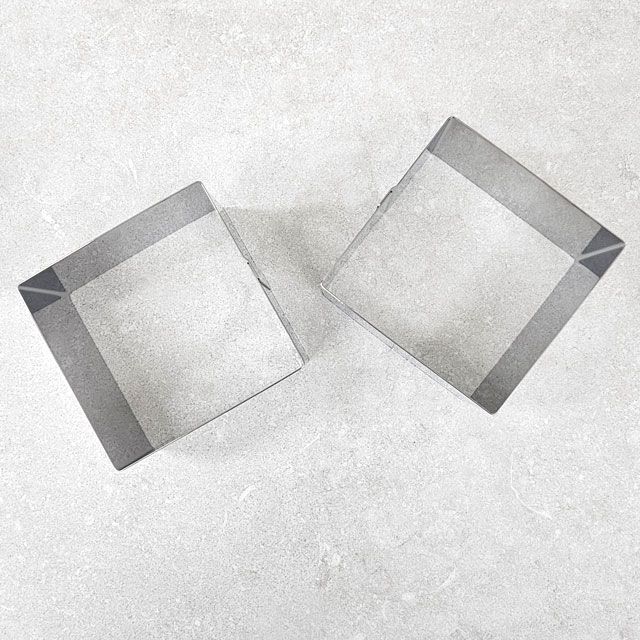 도시락케이크 초미니 사각무스링 사각 무스틀 떡틀 (9cmx9cmx5cm) - 상세 이미지 4