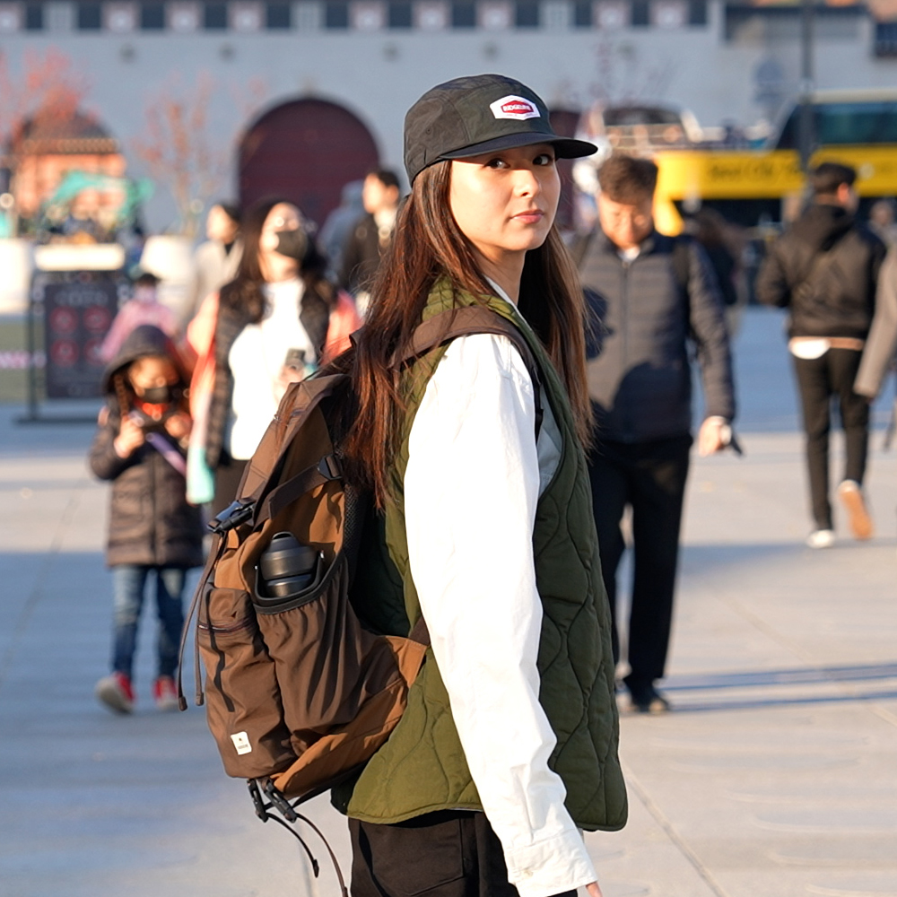 릿지라인 나일론 백팩 가방 남자 여행용 학생 이미지 7