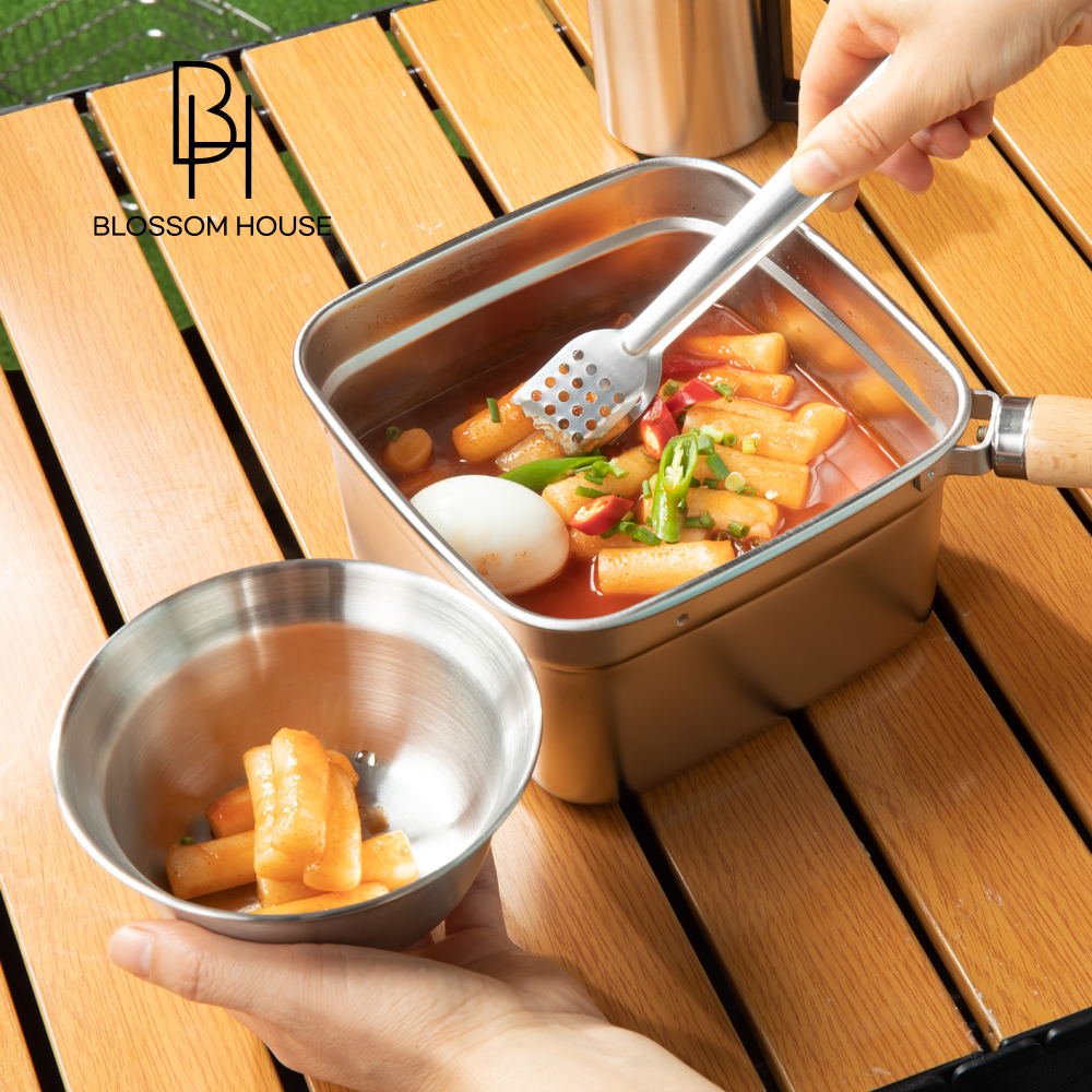 올인원 캠핑 코펠세트 스텐 식기 그릇 접시 튀김 냄비 20종 (+휴대용 가방 포함)