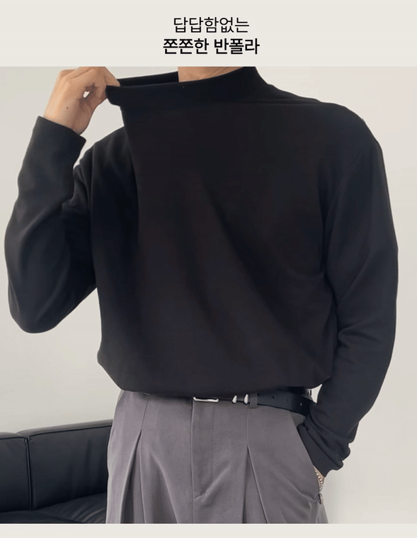 남자목폴라티 남자목티 이미지 7