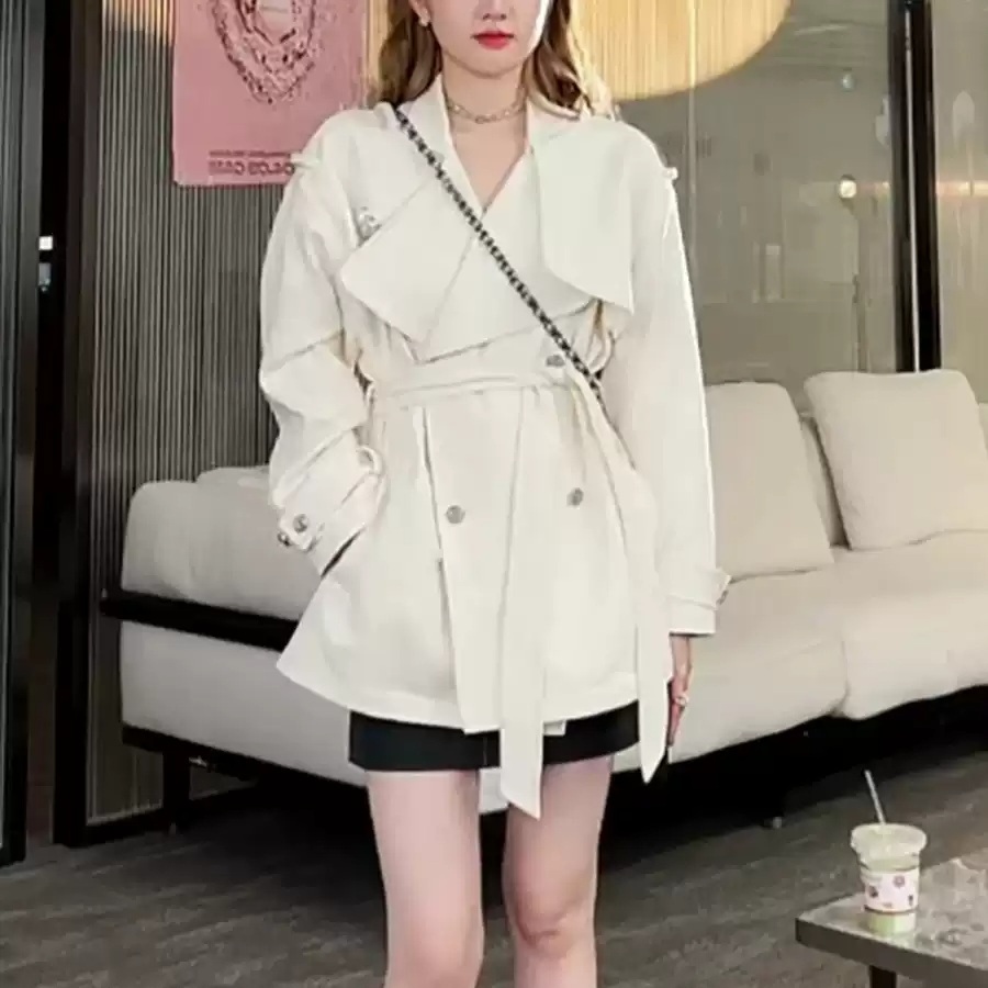 신데렐라 게임 1화 지수원 코트 자켓 최명지 벨트 트렌치 의상 옷 패션 - 상세 이미지 4