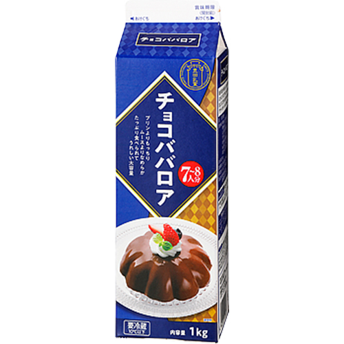 교무슈퍼 초코 바바로아 / 일본 우유팩 푸딩 1kg - 상품 이미지
