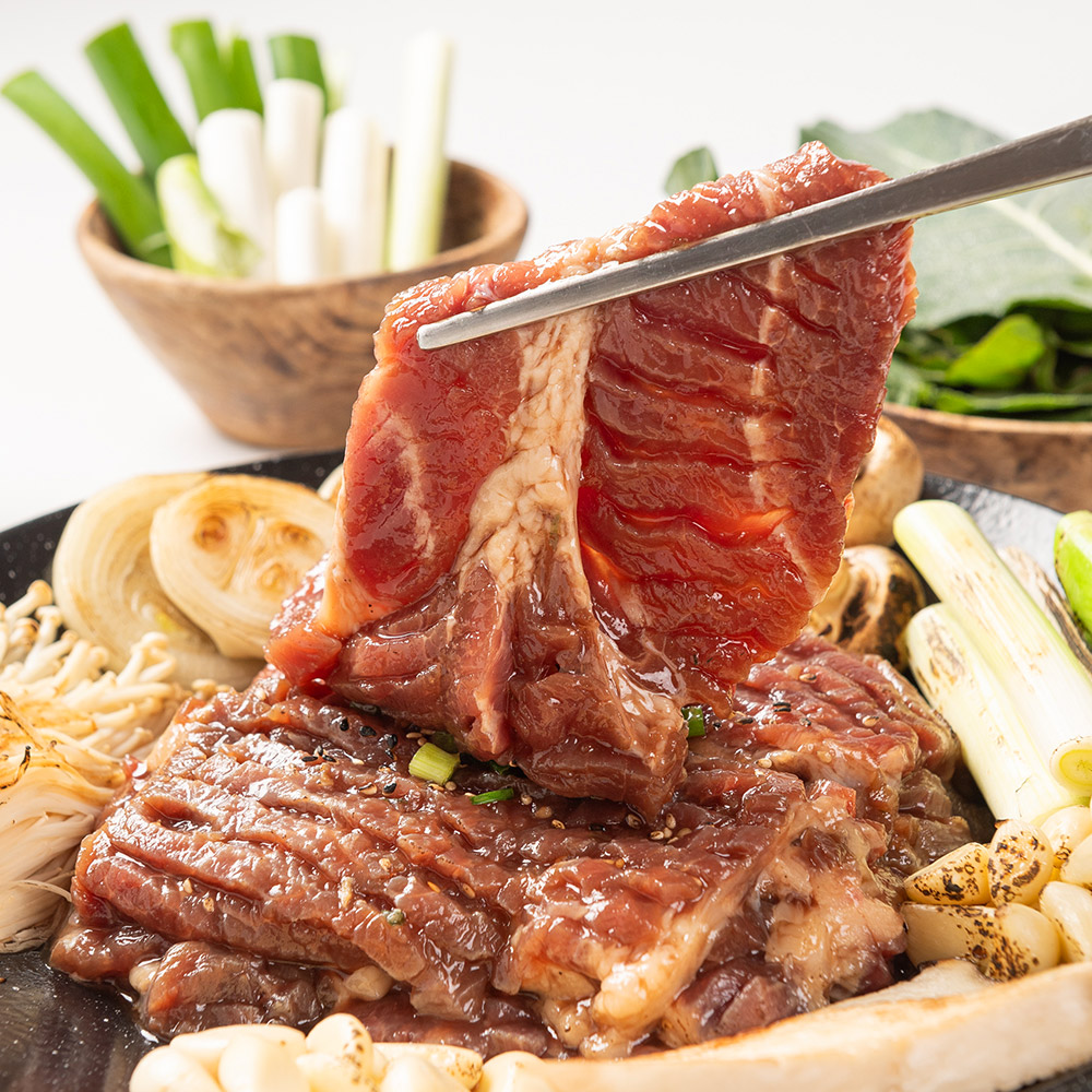 한돈 돼지갈비 300g 맛 양념 목살 갈비 캠핑음식 - 상세 이미지 4