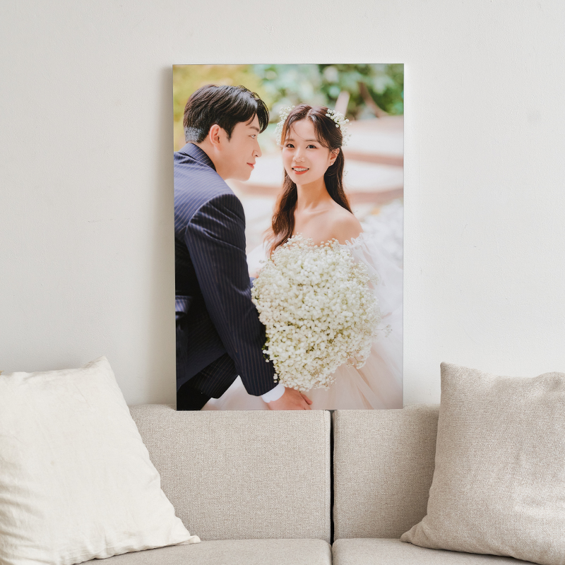 웨딩액자  샤이닝 무광 아크릴 액자 40x50 cm