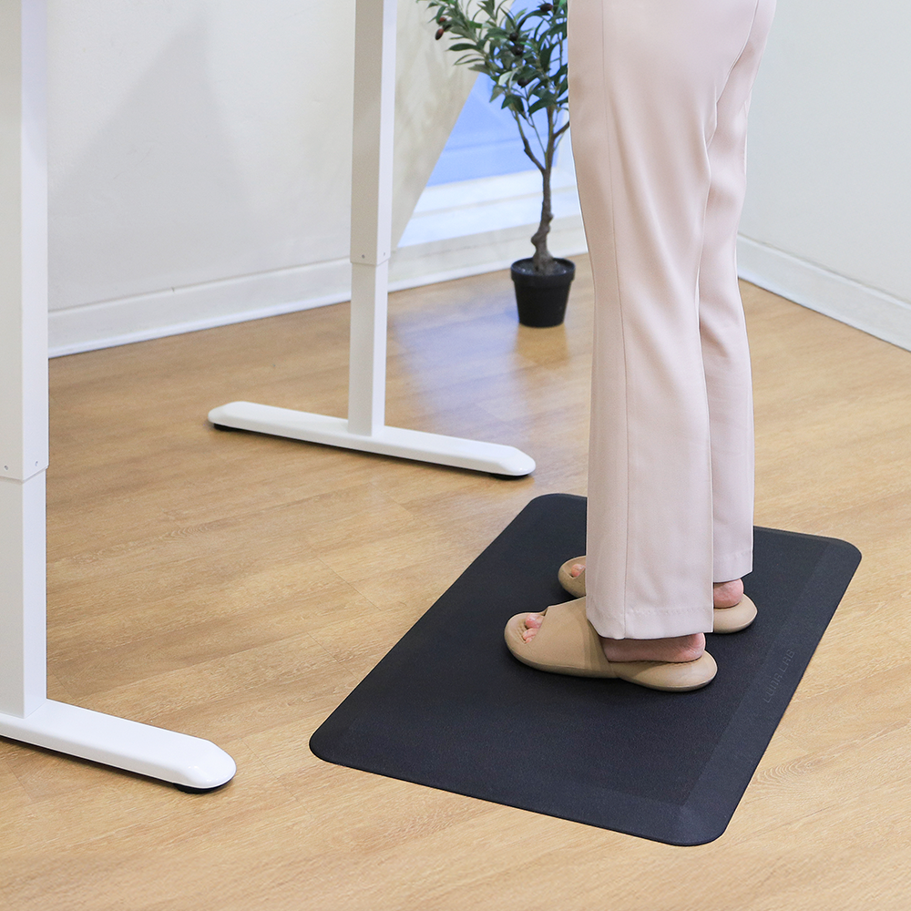 루나랩 책상 발매트 주방 욕실 스탠딩 싱크대 매트 블랙