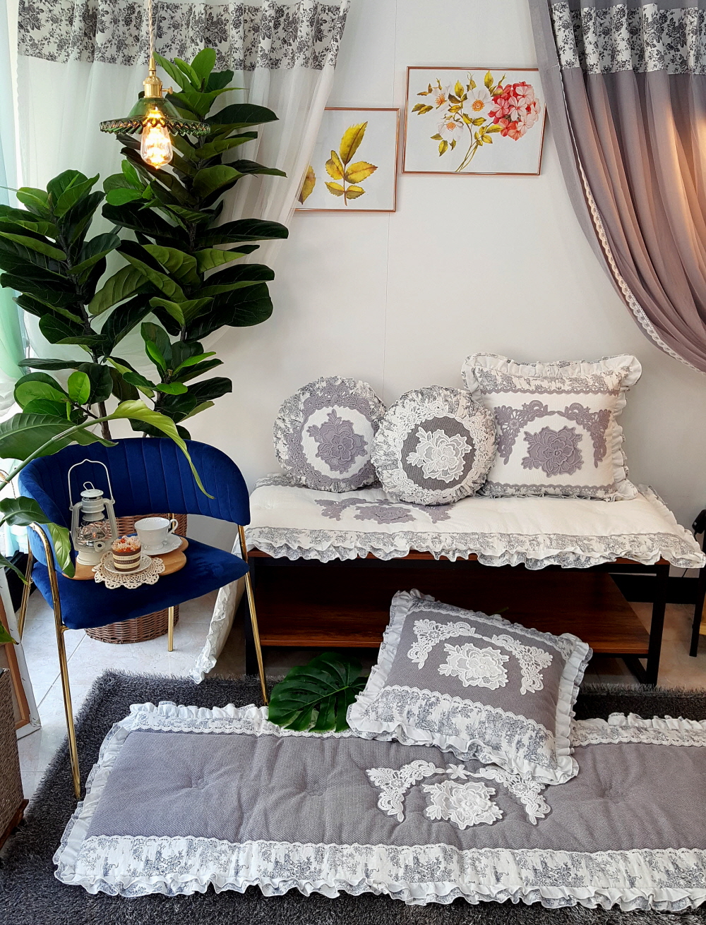 프렌치뜨왈 쇼파패드 4인용 3인용 돌쇼파패드 소파덮개 맞춤 제작