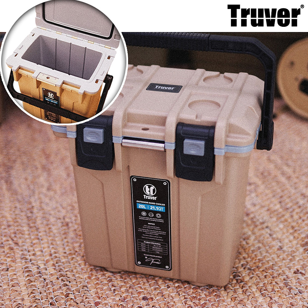 트루버 쿨러 하드 캠핑 아이스 박스 20L