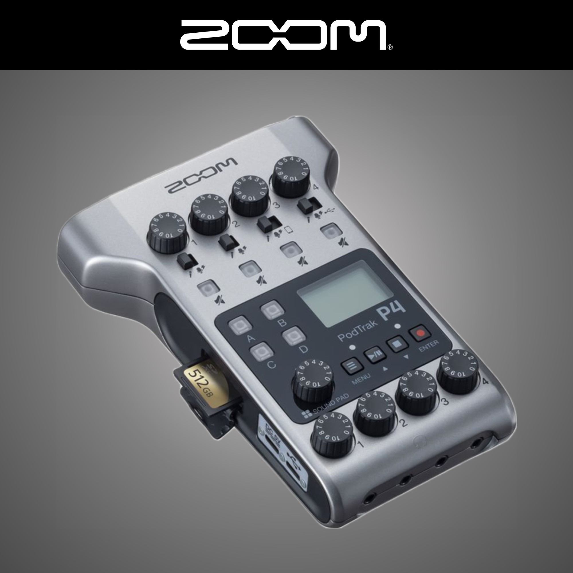 ZOOM P4 줌P4 휴대용 레코더 유튜브 팟캐스트 4채널 레코더 - 상세 이미지 3
