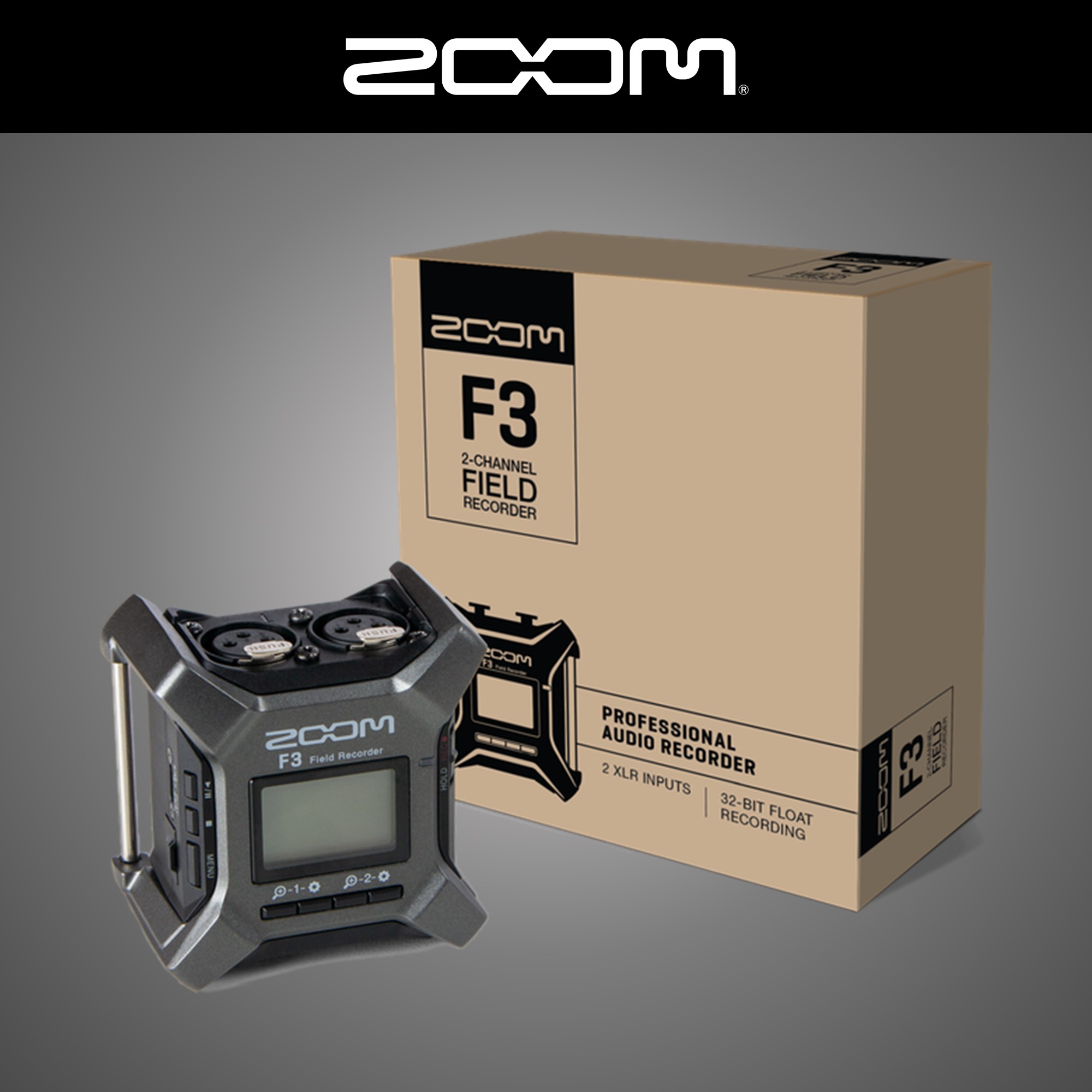 ZOOM F3 포터블 2채널 필드레코더 전용케이스+샌디스크64GB 메모리 이미지 7