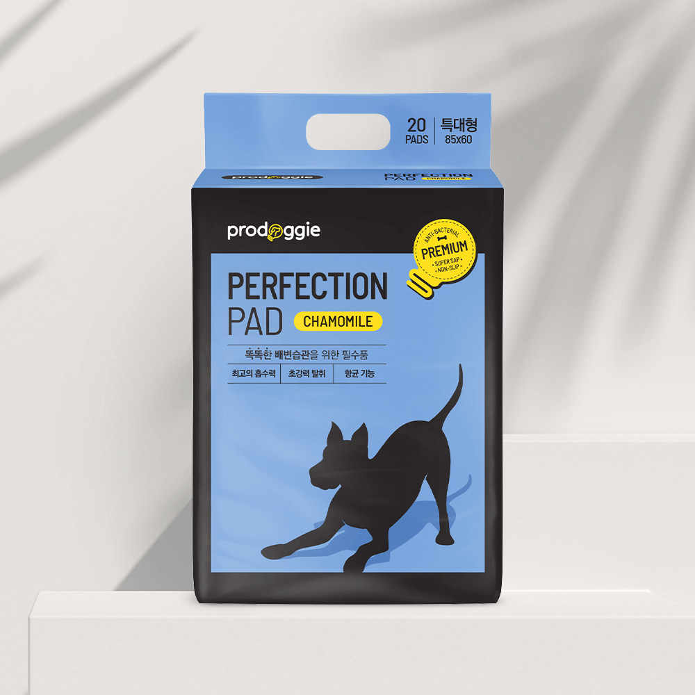 프로도기 퍼펙션 패드 캐모마일향 강력탈취 두꺼운 배변패드 특대형, 20매입, 1개