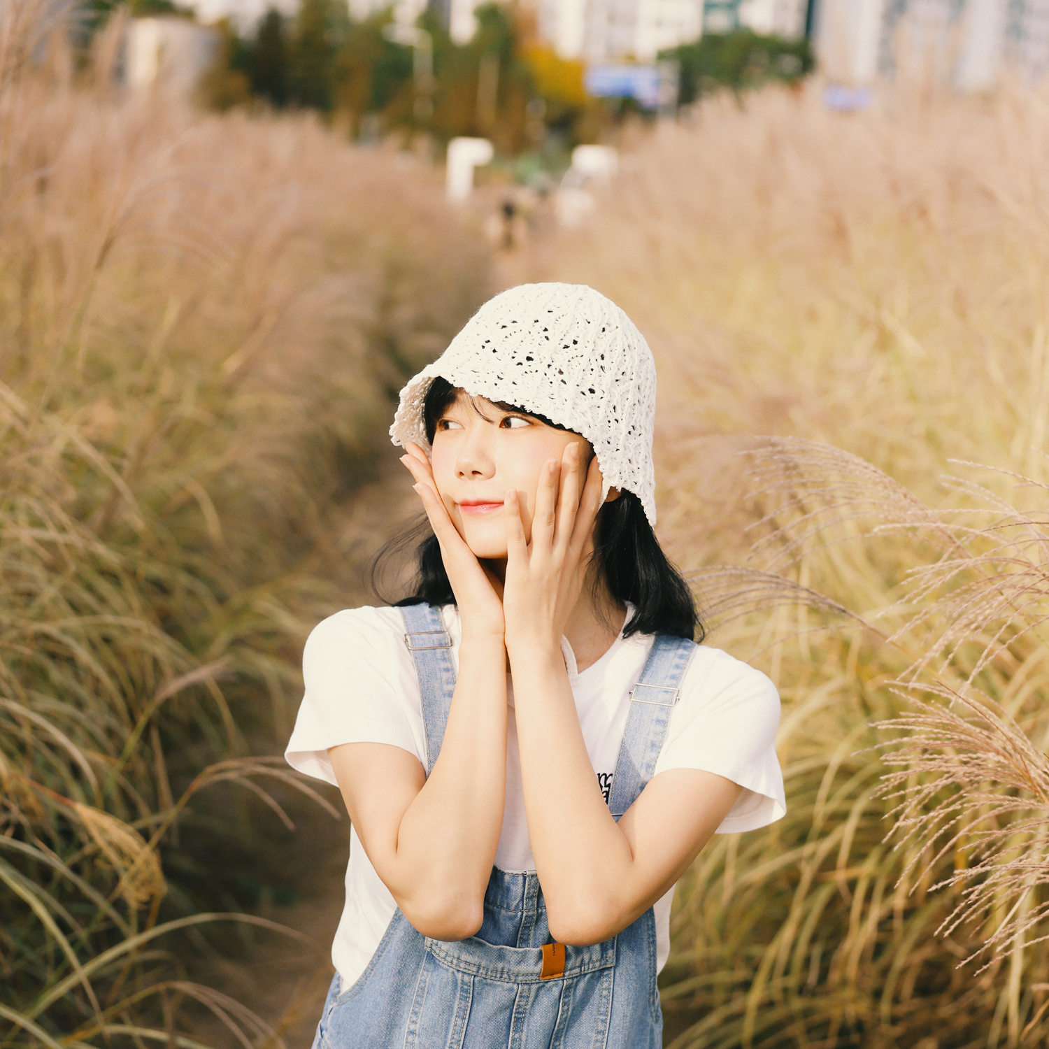 국내생산 시원한 뜨개 니트 지사모자 여름 여성 턱끈 여자 휴양지 벙거지모자