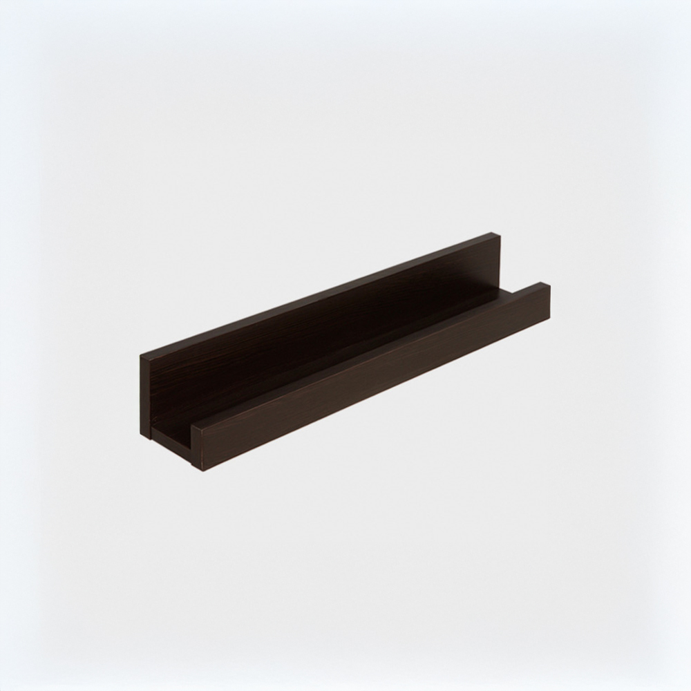 TUNEL 벽선반 55x9x9 550x90x90mm, 1단, 블랙브라운 5767.4001 - 상세 이미지 4