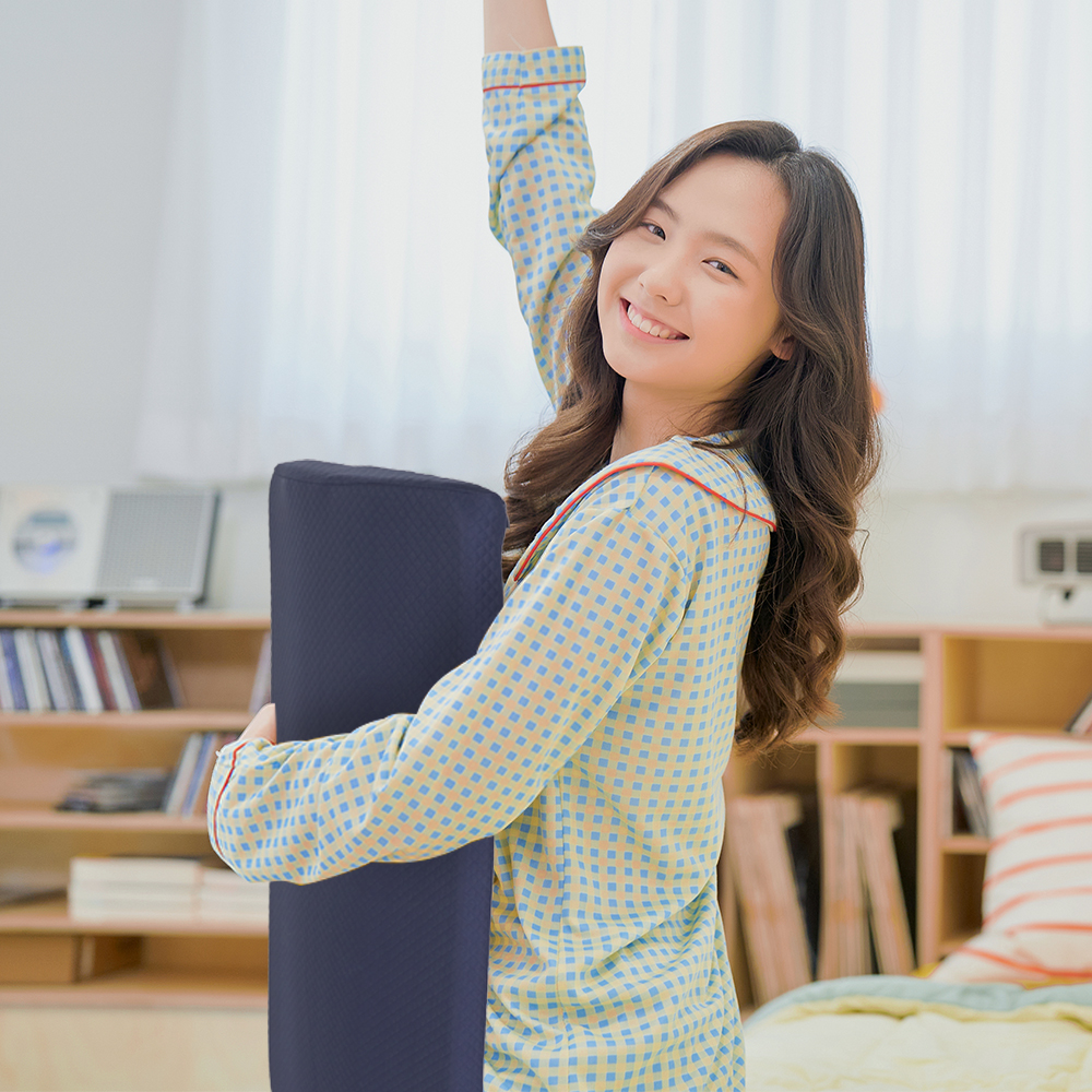대한몰 큐어 허리베개 편한 요추 바른수면 낮은 디스크 허리 베개