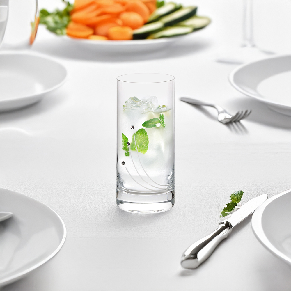 비토리아 크리스탈 유리잔 물컵 / 하이볼 250ml 2P - 상세 이미지 2