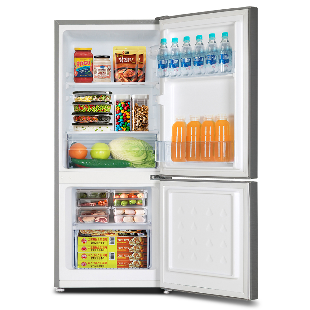 더함 117L 상냉장 하냉동 콤비 냉장고 소형 냉동고 신혼 원룸 사무실 모텔