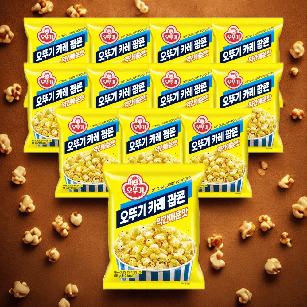 오뚜기 오뚜기카레팝콘 55g 12개 매콤한 : 에브리 one shop