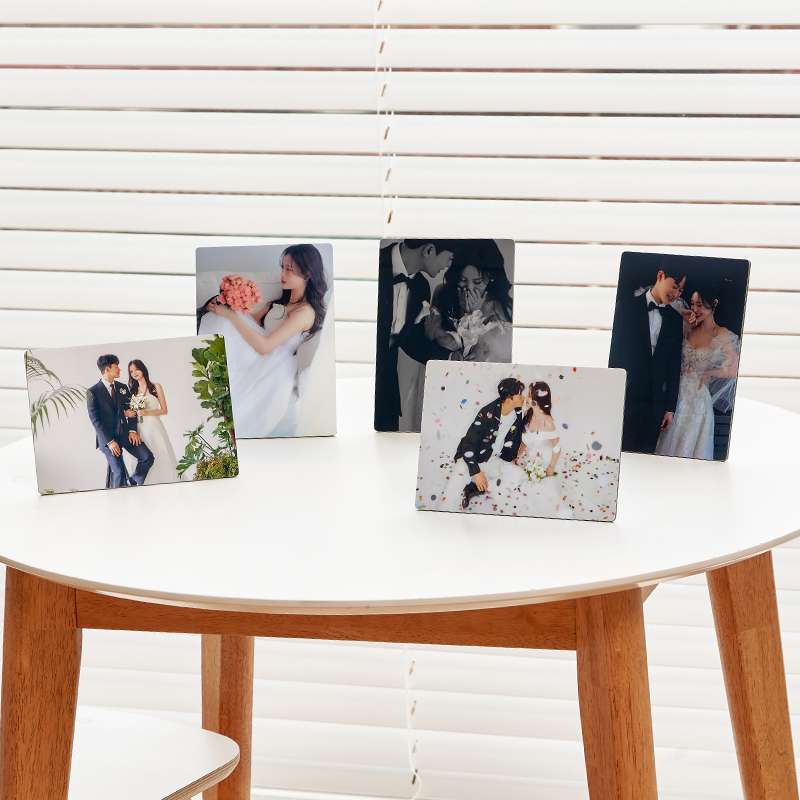 UHD 아트룩스 액자 프리미엄 탁상용 포토테이블세트 웨딩사진보정