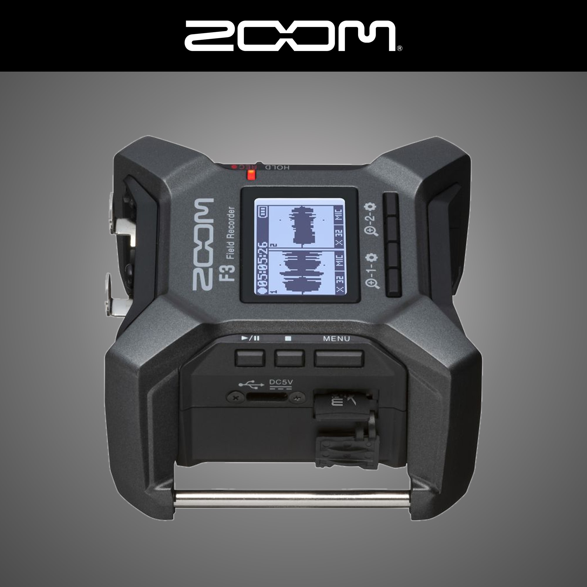 ZOOM F3 포터블 2채널 필드레코더 전용케이스+샌디스크64GB 메모리 - 상세 이미지 2