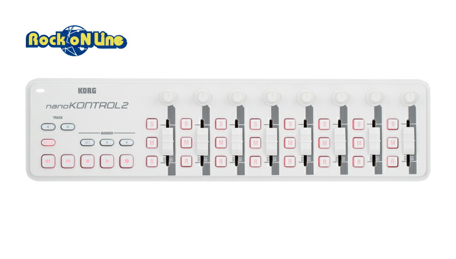 코르그 KORG NANO KONTROL 2 USB MIDI 컨트롤러 NANOKON2WH - 상품 이미지