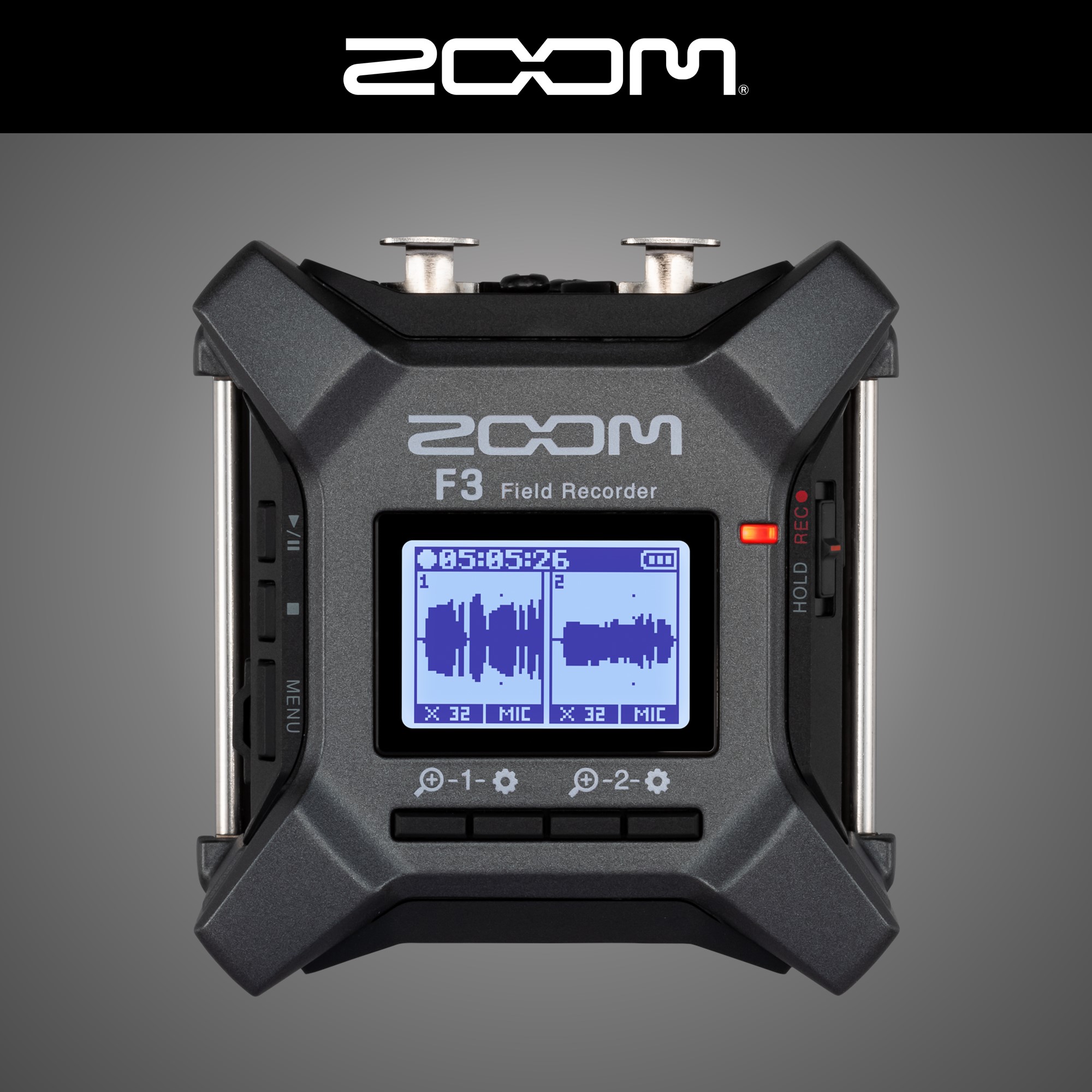 ZOOM F3 포터블 2채널 필드레코더 전용케이스+샌디스크64GB 메모리 - 상세 이미지 3