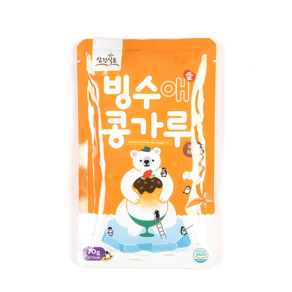 삼진식품 빙수애콩가루 70g (빙수토핑·인절미빙수·홈카페 여름디저트) - 상품 이미지