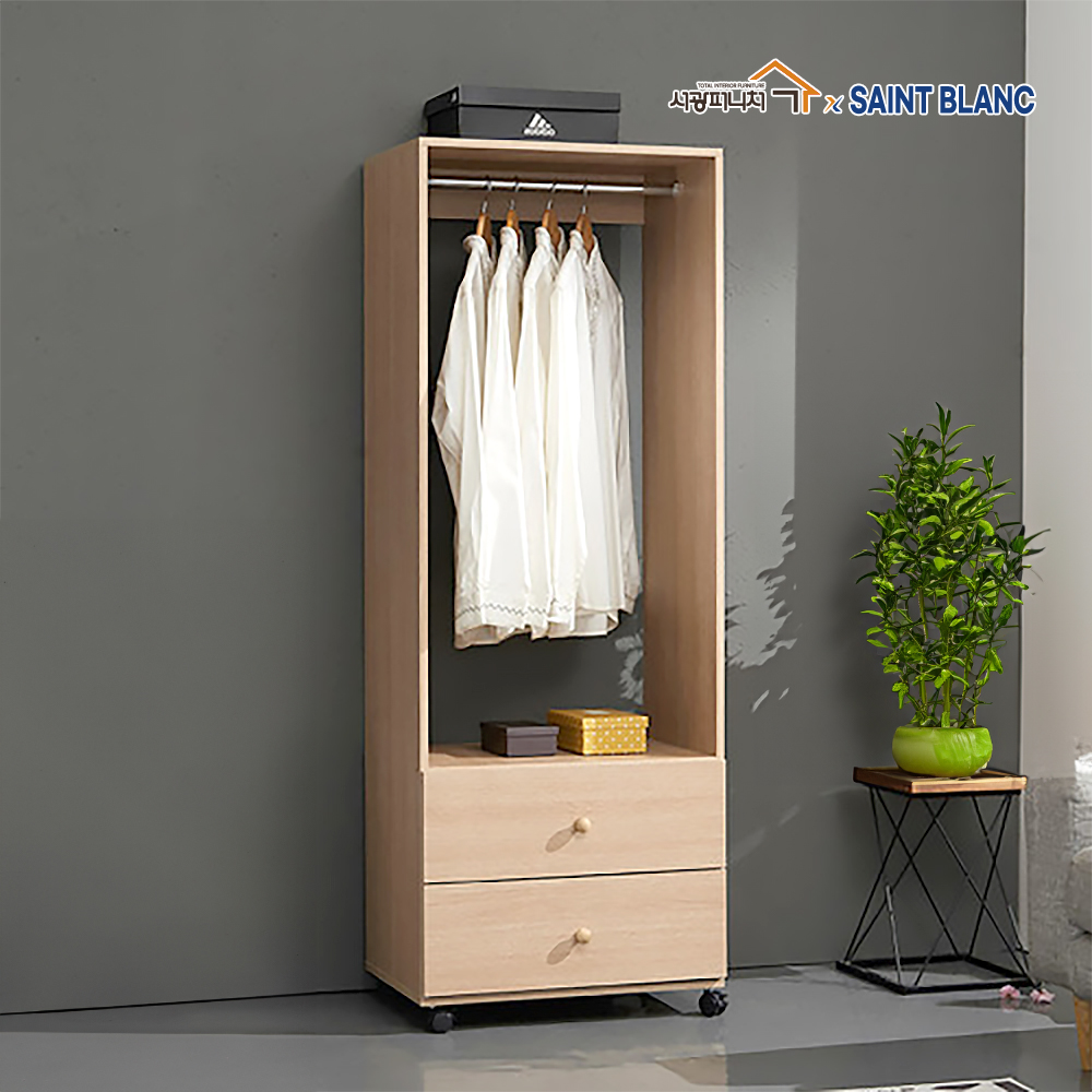 SK323 수납 행거 선반 드레스룸 옷장 원룸 서랍장 600 HI