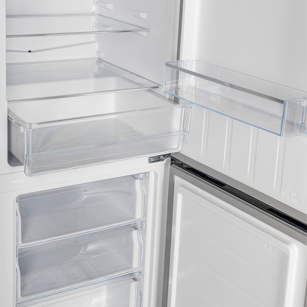 더함 소형 냉장고 원룸 사무실 모텔 신혼 냉장고 상냉장 하냉동 미니 실버 냉장고 262L