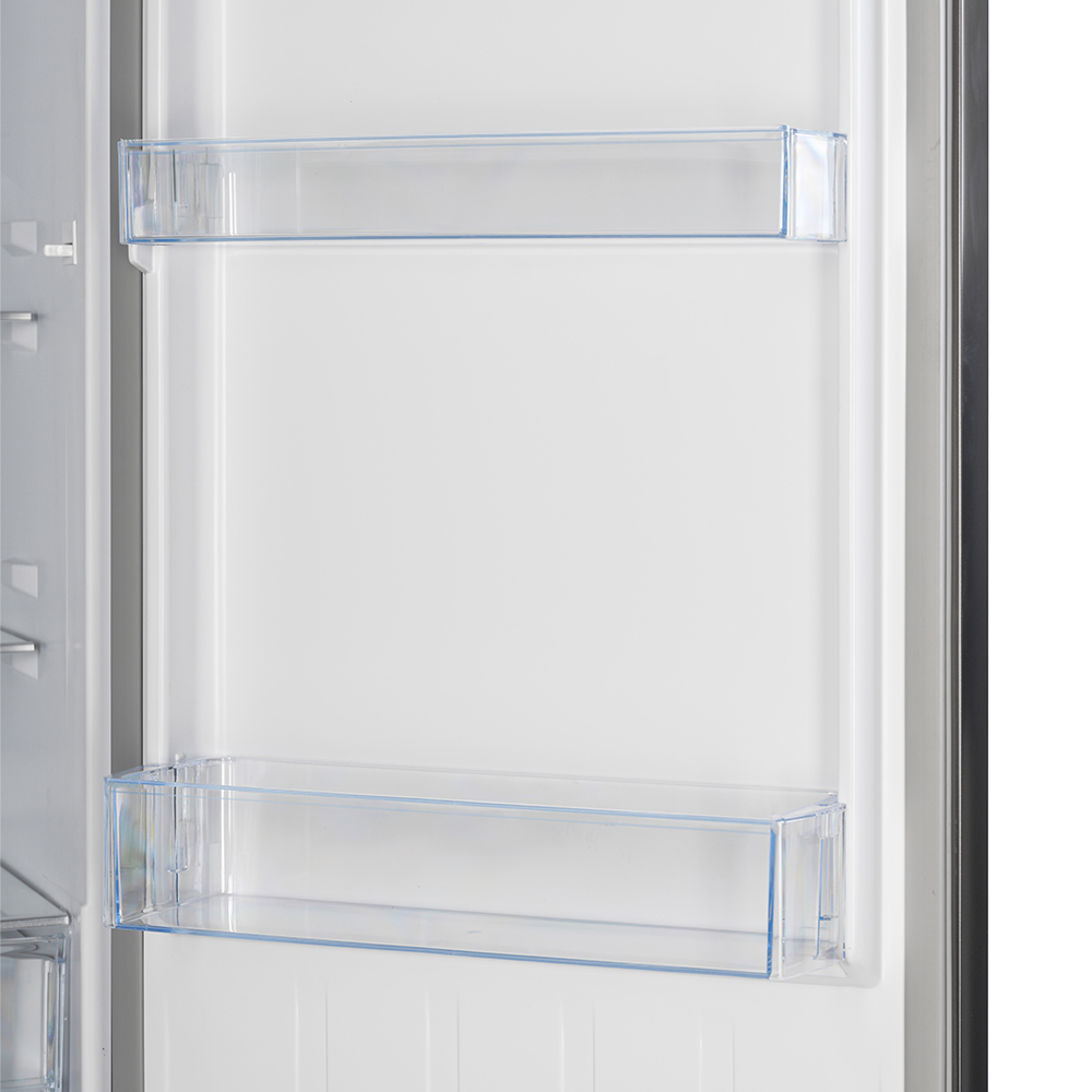 더함 소형 냉장고 원룸 사무실 모텔 신혼 냉장고 상냉장 하냉동 미니 실버 냉장고 262L